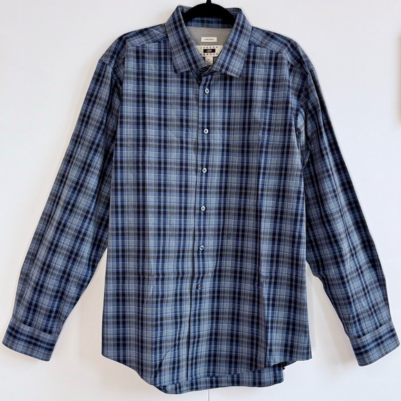 Joseph Abboud Other - Joseph Abboud Dress Shirt Blue and Gray Plaid